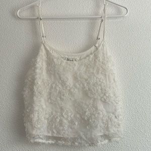 Abercrombie & Fitch lace detailed crop top
